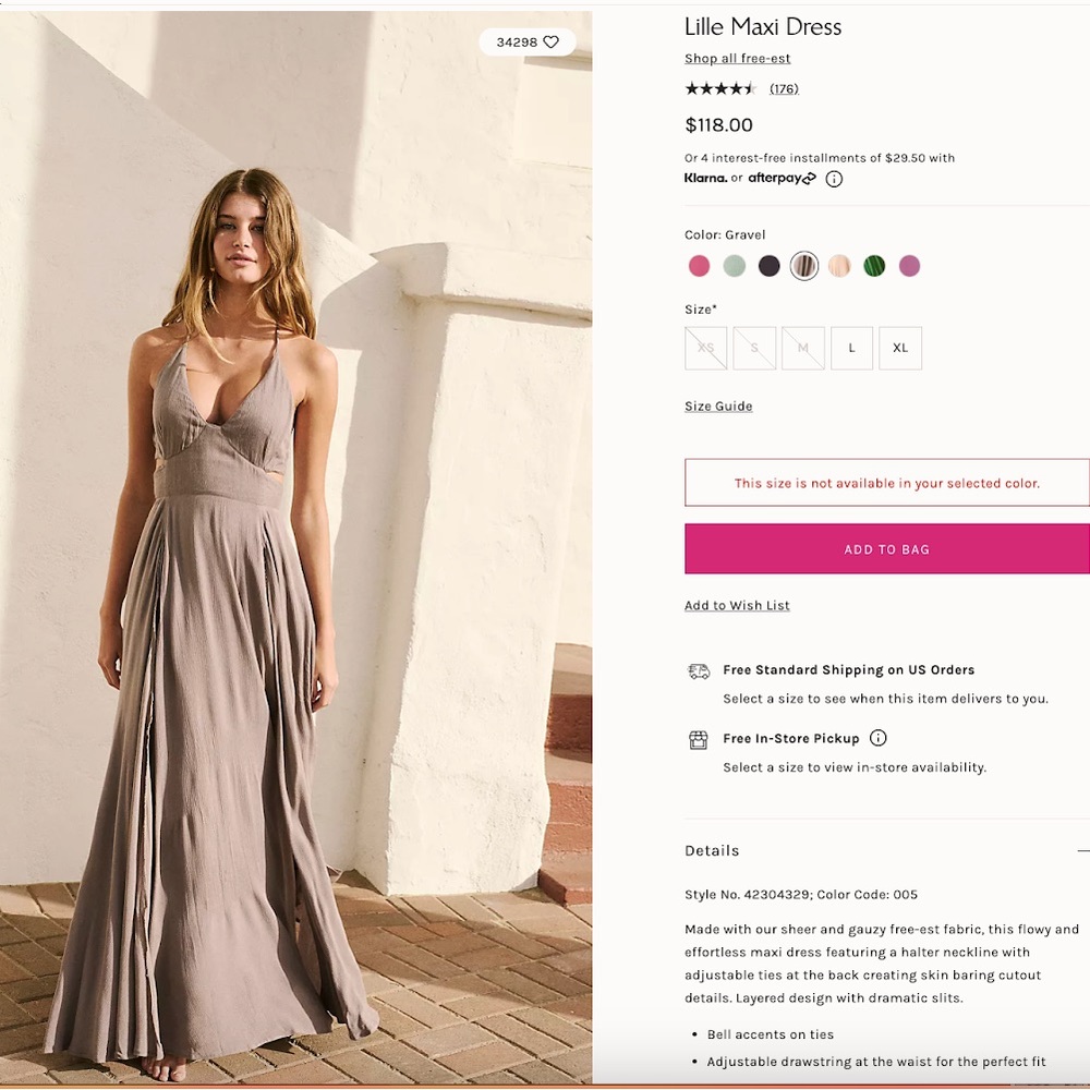 Free People Lillie Maxi Dress